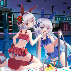 This is a pixiv picture whose title is 天空泳池.