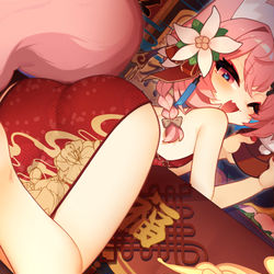 This is a pixiv picture whose title is 卯.