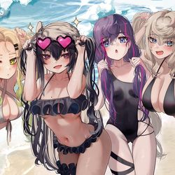 This is a pixiv picture whose title is 水着~.