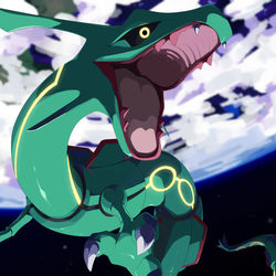 This is a pixiv picture whose title is レックウザ.