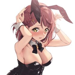 This is a pixiv picture whose title is 上原歩夢(バニーver).