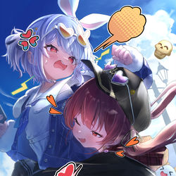 This is a pixiv picture whose title is ぺこマリ.