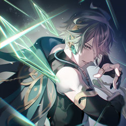 This is a pixiv picture whose title is アルハイゼン.