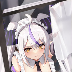 This is a pixiv picture whose title is 実はまじめ.