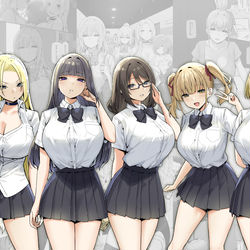 This is a pixiv picture whose title is JKx10.