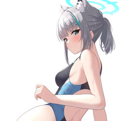 This is a pixiv picture whose title is シロコ.