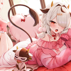 This is a pixiv picture whose title is ゆるふわパジャマ麻呂太ちゃん.