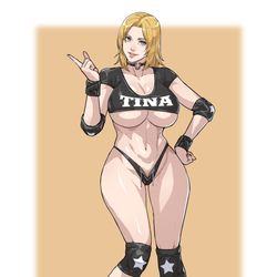 This is a pixiv picture whose title is ティナ・アームストロング.