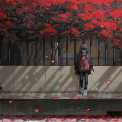 This is a pixiv picture whose title is 云黯-隐秘的角落.