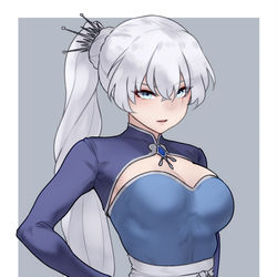 This is a pixiv picture whose title is ワイス・シュニー.