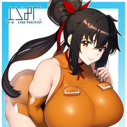 This is a pixiv picture whose title is [skeb]リサ・パツィフィースト.