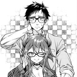 This is a pixiv picture whose title is 眼鏡を交換したやしドラ.