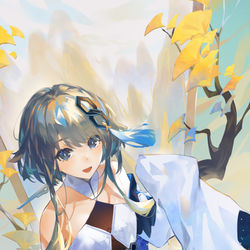 This is a pixiv picture whose title is 归终和阿萍:D.