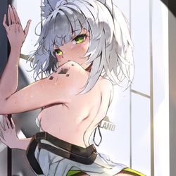 This is a pixiv picture whose title is 🐱.