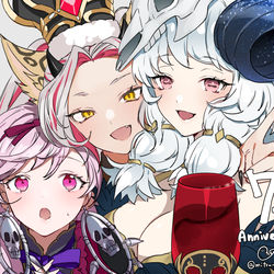 This is a pixiv picture whose title is 7周年.