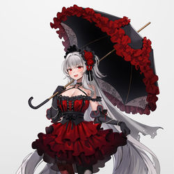 This is a pixiv picture whose title is OC.