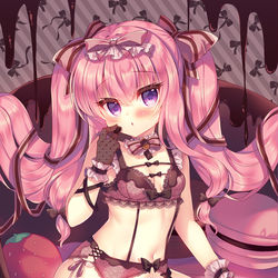 This is a pixiv picture whose title is 🍫.