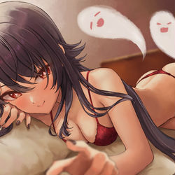 This is a pixiv picture whose title is 下着胡桃.