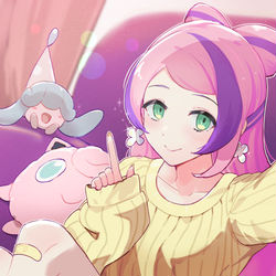This is a pixiv picture whose title is ミ.
