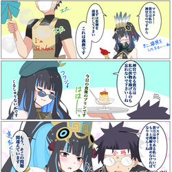 This is a pixiv picture whose title is 『加湿器女神様』.