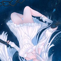 This is a pixiv picture whose title is 反転世界のルナ.