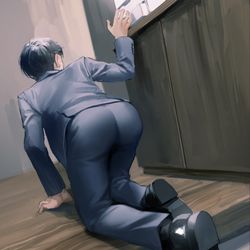 This is a pixiv picture whose title is 忘れ物.