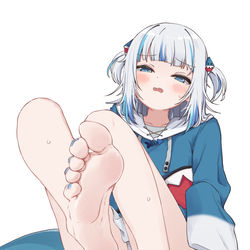 This is a pixiv picture whose title is ぐらちゃんのおみ足….