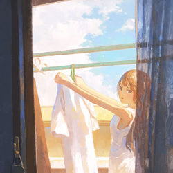 This is a pixiv picture whose title is 無題.