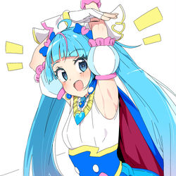 This is a pixiv picture whose title is キュアスカイ.