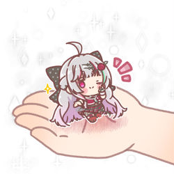 This is a pixiv picture whose title is 手のひらの上のせかいせいふく❤️‍.