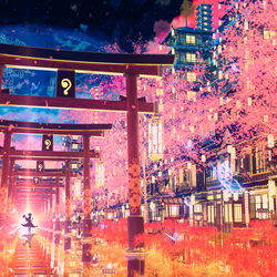 This is a pixiv picture whose title is ボーダーオブライフ.