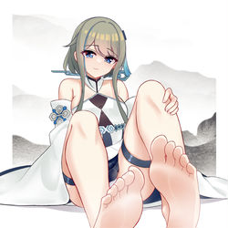 This is a pixiv picture whose title is 帰終.