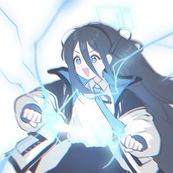 This is a pixiv picture whose title is 光の剣.