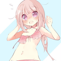This is a pixiv picture whose title is 水着いろはちゃんまとめ＋くろえちゃん.