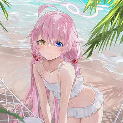 This is a pixiv picture whose title is 水着ホシノ.