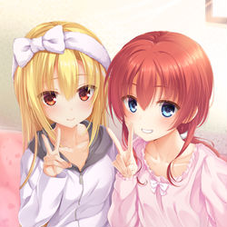 This is a pixiv picture whose title is 七海＆千咲.