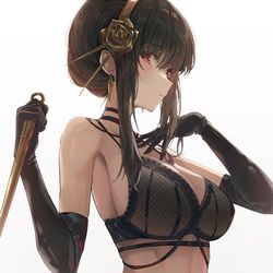 This is a pixiv picture whose title is ヨル・フォージャー / Yor Forger.