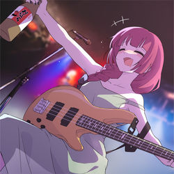 This is a pixiv picture whose title is 泥酔ライブ.