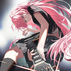 This is a pixiv picture whose title is ぼっち.