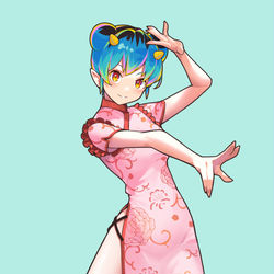 This is a pixiv picture whose title is チャイナドレスのラムちゃん.
