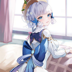 This is a pixiv picture whose title is 神里綾華.