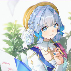 This is a pixiv picture whose title is 手紙✉️.