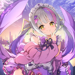 This is a pixiv picture whose title is マジカル美少女.