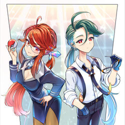This is a pixiv picture whose title is カンナとチリ.