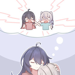 This is a pixiv picture whose title is 梦.