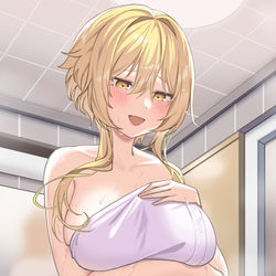 This is a pixiv picture whose title is 「ラッキー旅人53」.