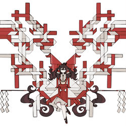 This is a pixiv picture whose title is 霊夢さん。.