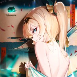 This is a pixiv picture whose title is ✦ holoGEMS 7. 風真いろは / Emerald.