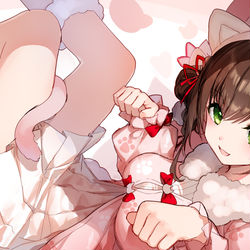 This is a pixiv picture whose title is 🐈.