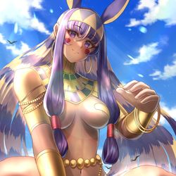 This is a pixiv picture whose title is ニトクリス.